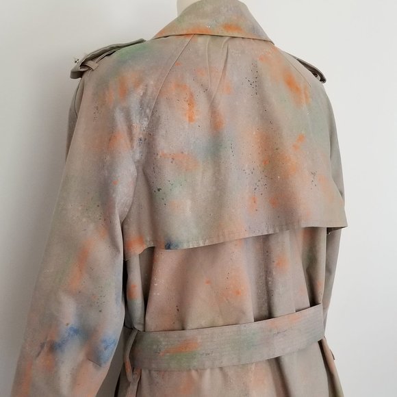Refashioned Vintage Trench Coat (M/L) - Picture 8 of 16